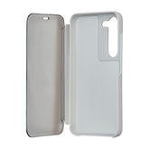 Ümbris kaanega Mirror View Samsung A14 4G / A14 5G (hõbe)